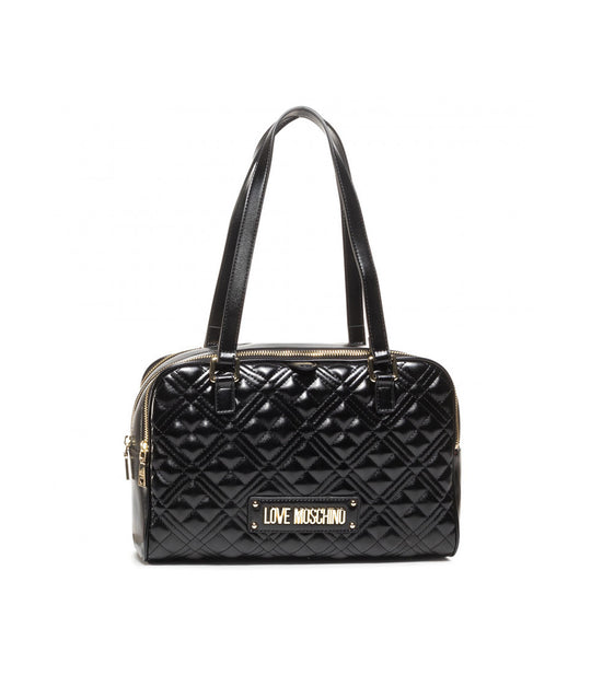 Borsa Quilted Nappa Pu - Nero