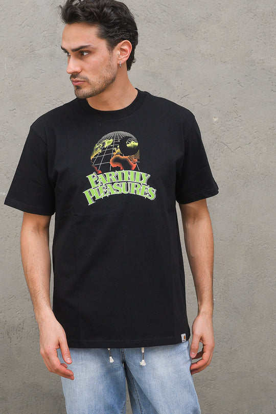 S/s Earthly Pleasures T-shirt  - Black