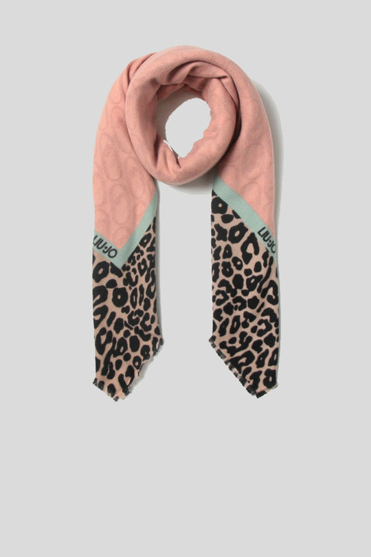Foulard Animalier Logo - Cappuccino