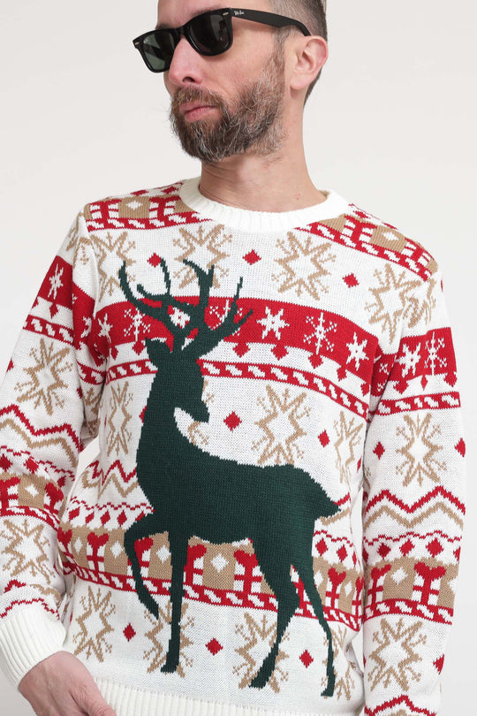 Maglia Natalizia - Panna