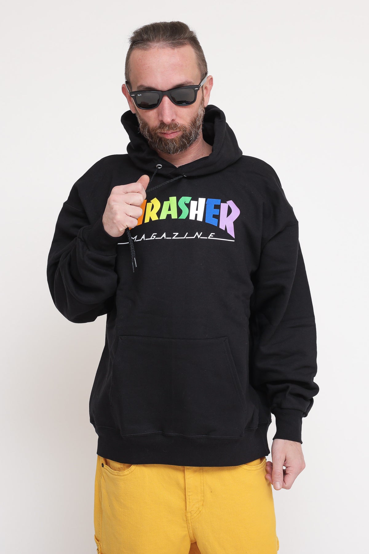 Rainbow Mag Hood - Black — 1