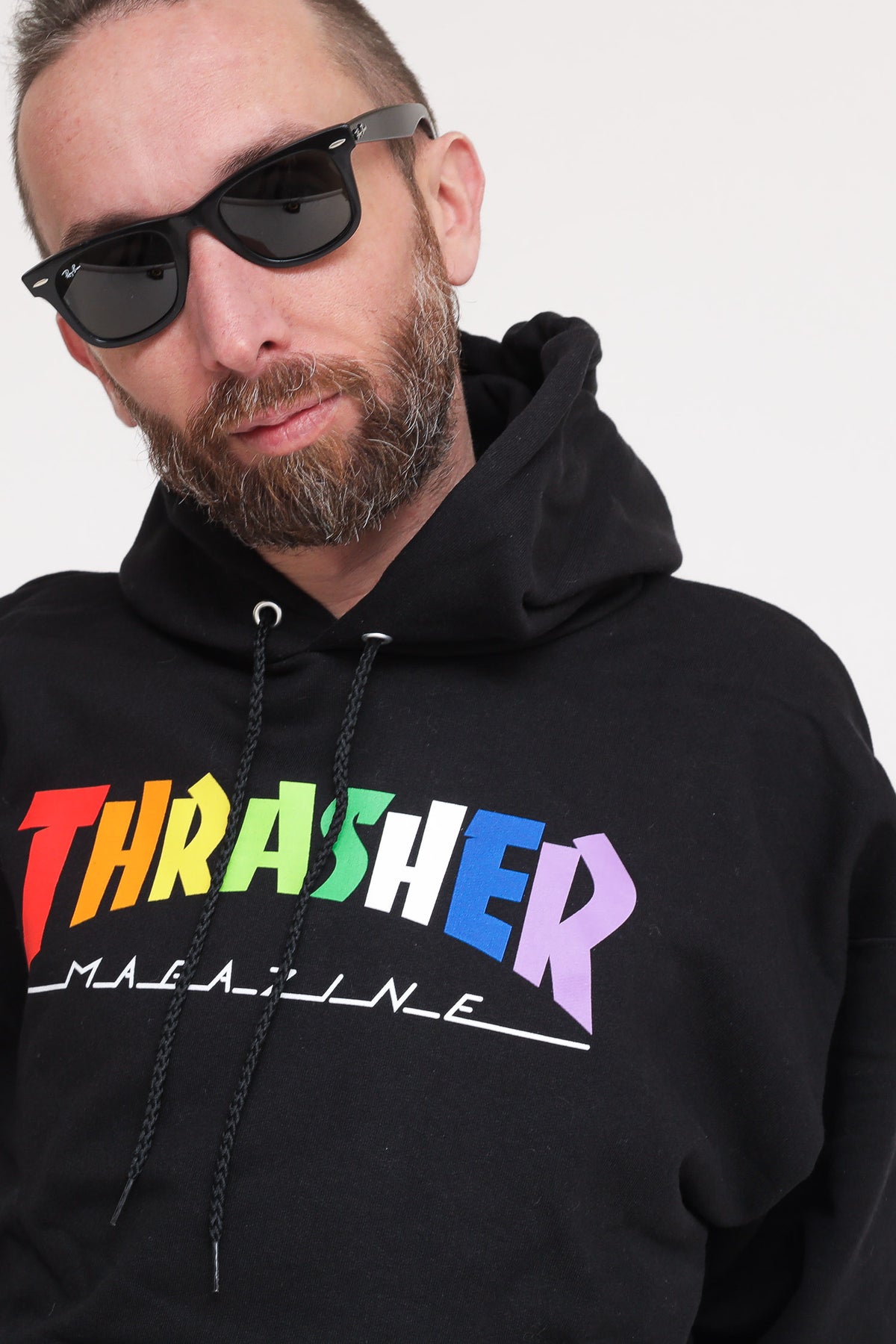 Rainbow Mag Hood - Black — 2