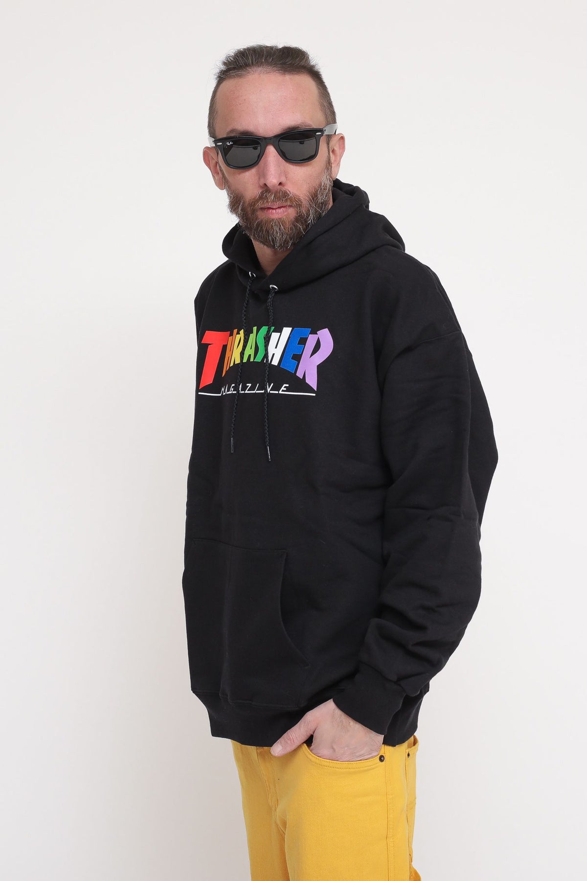 Rainbow Mag Hood - Black — 4