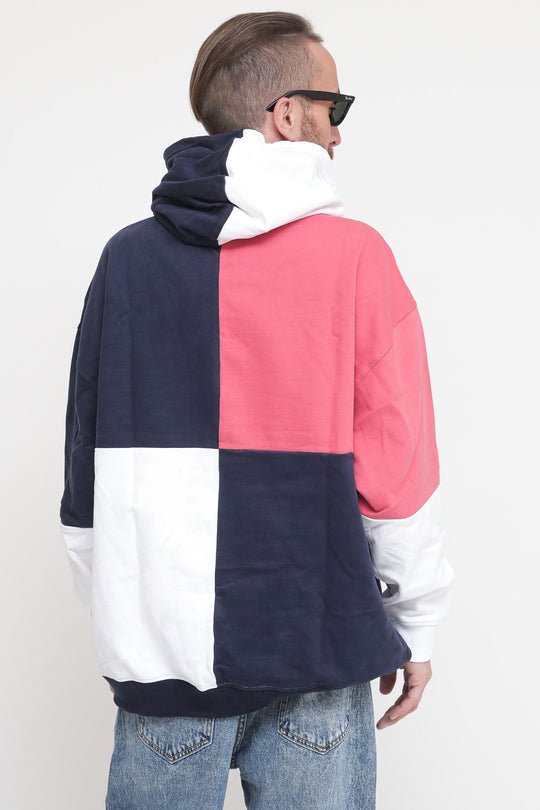 Tjm Skater Archive Block Hoodie - Twilight Navy