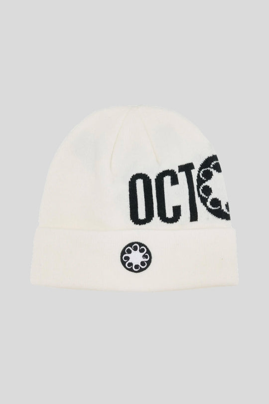 Octopus Logo Beanie - White