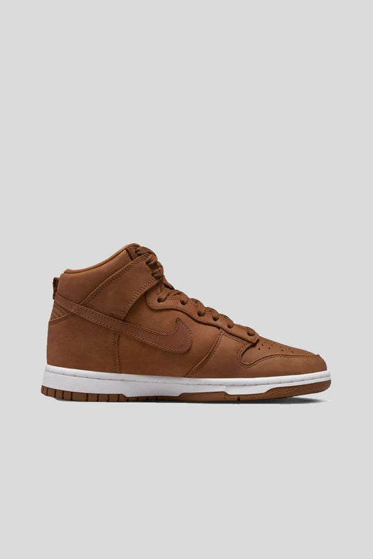 W Nike Dunk High Prm Mf - Pecan White Black