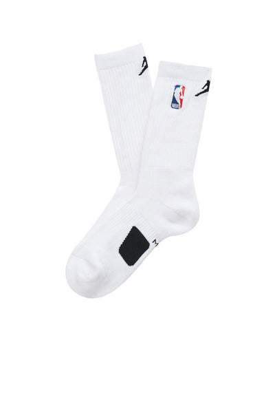 Chaussettes Jordan Crew NBA white/black - Basket4Ballers