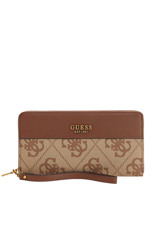 Berta Slg Cheque Organizer - Latte Logo Brown