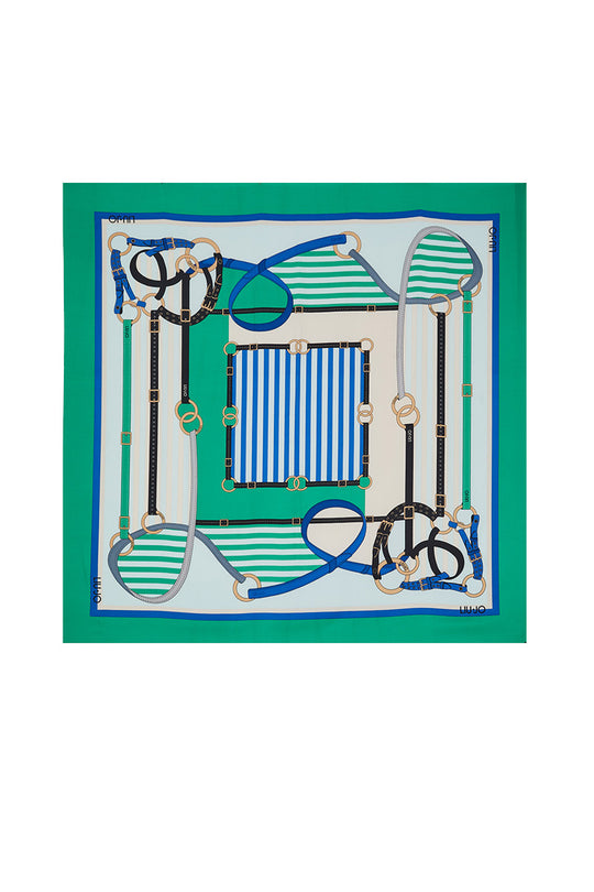 Ecs Foulard Met/Stripes 120x120 - Shamrock