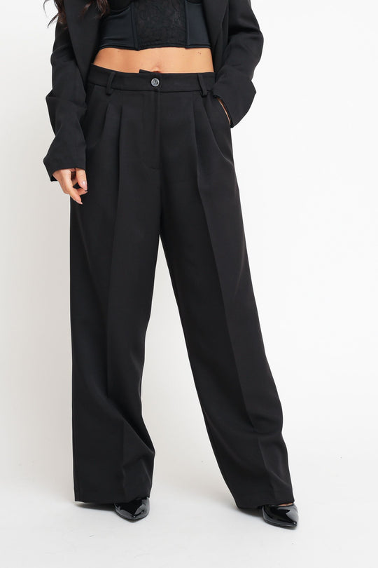 Pantalone Palazzo - Nero