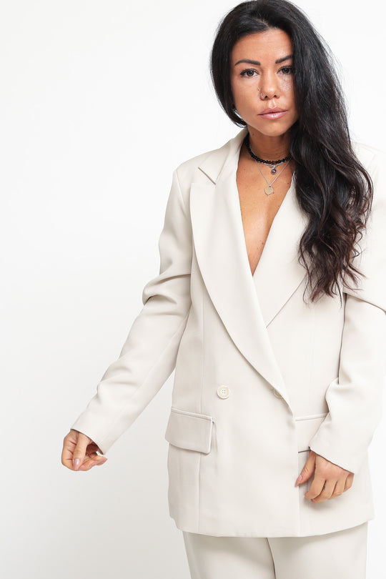 Giacca Doppio Petto - Avorio