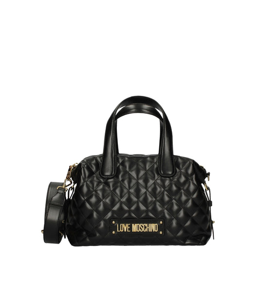 Borsa Quilted Nappa Pu - Nero