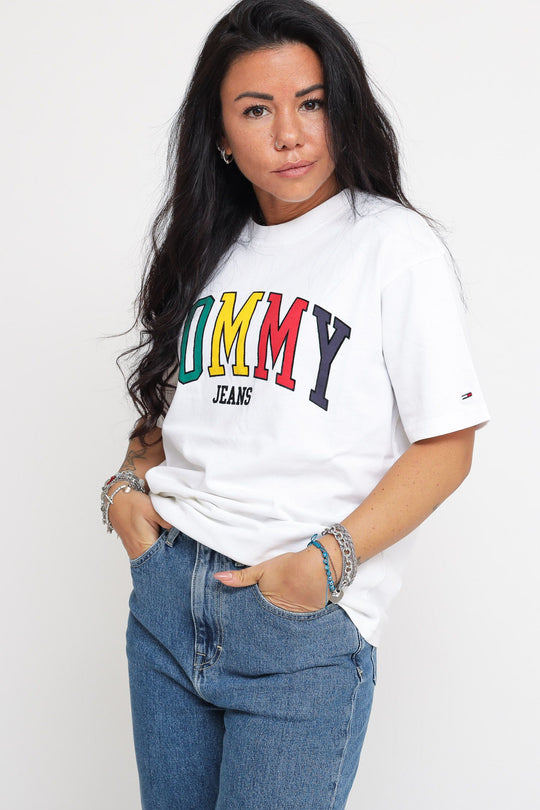 T-shirt TJW Rlx Pop Tommy 2 Tee - White