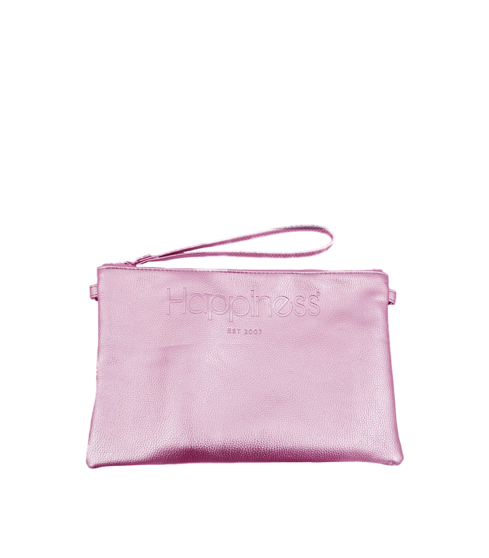 Happiness Borsa Pochette+tracolla Ecopelle Pink Rosa Donna