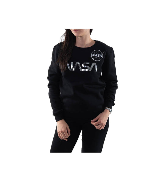 Nasa Pm Sweater Wmn - Black/Chrome