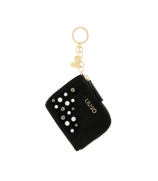 Key Ring W/Pocket - Nero
