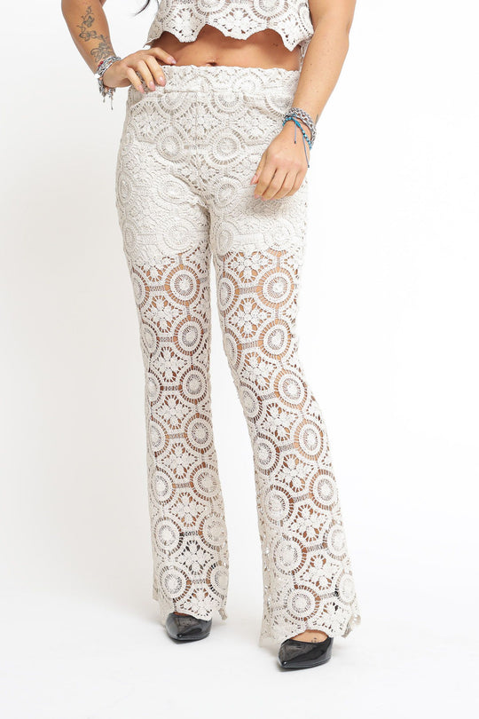 Pantalone 100%co - Beige