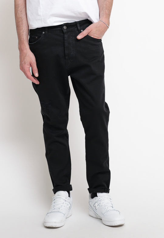 Bull Twisted Joebull Pantalone 5 Tasche - Nero