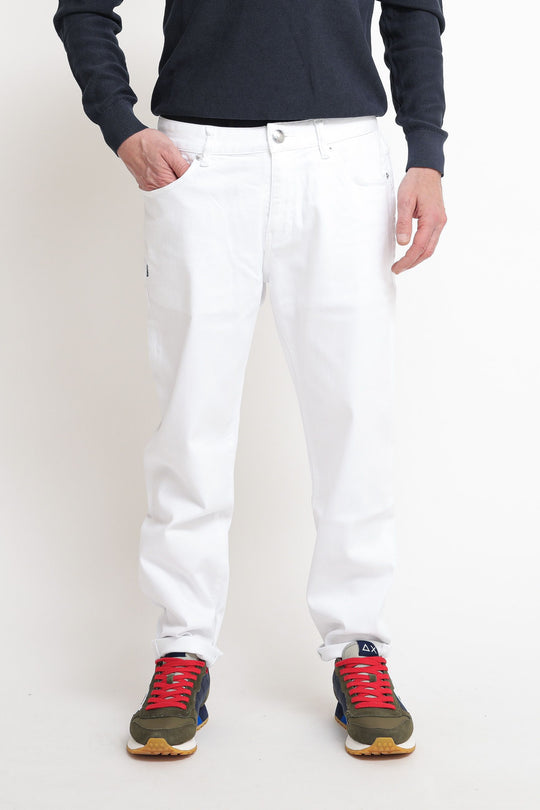 Denim 5 Pocket Bull - Bianco