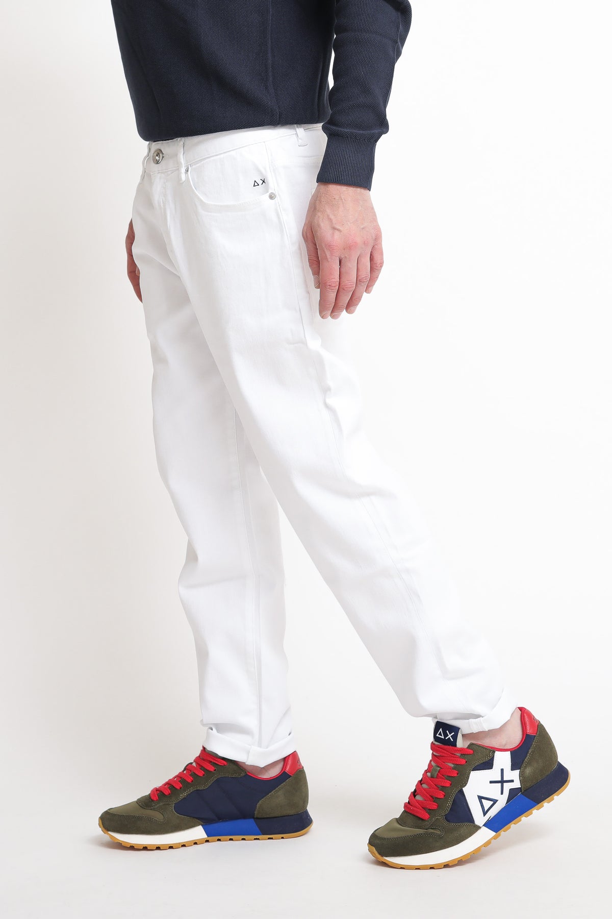 Denim 5 Pocket Bull - Bianco — 2