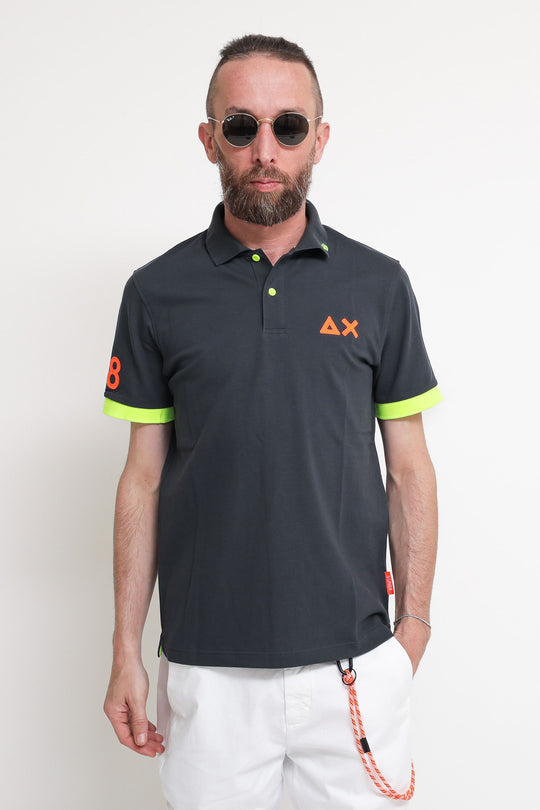 Polo Logo Fluo El - Inchiostro