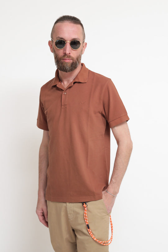 Polo Cold Dye Details El. - Testa Di Moro