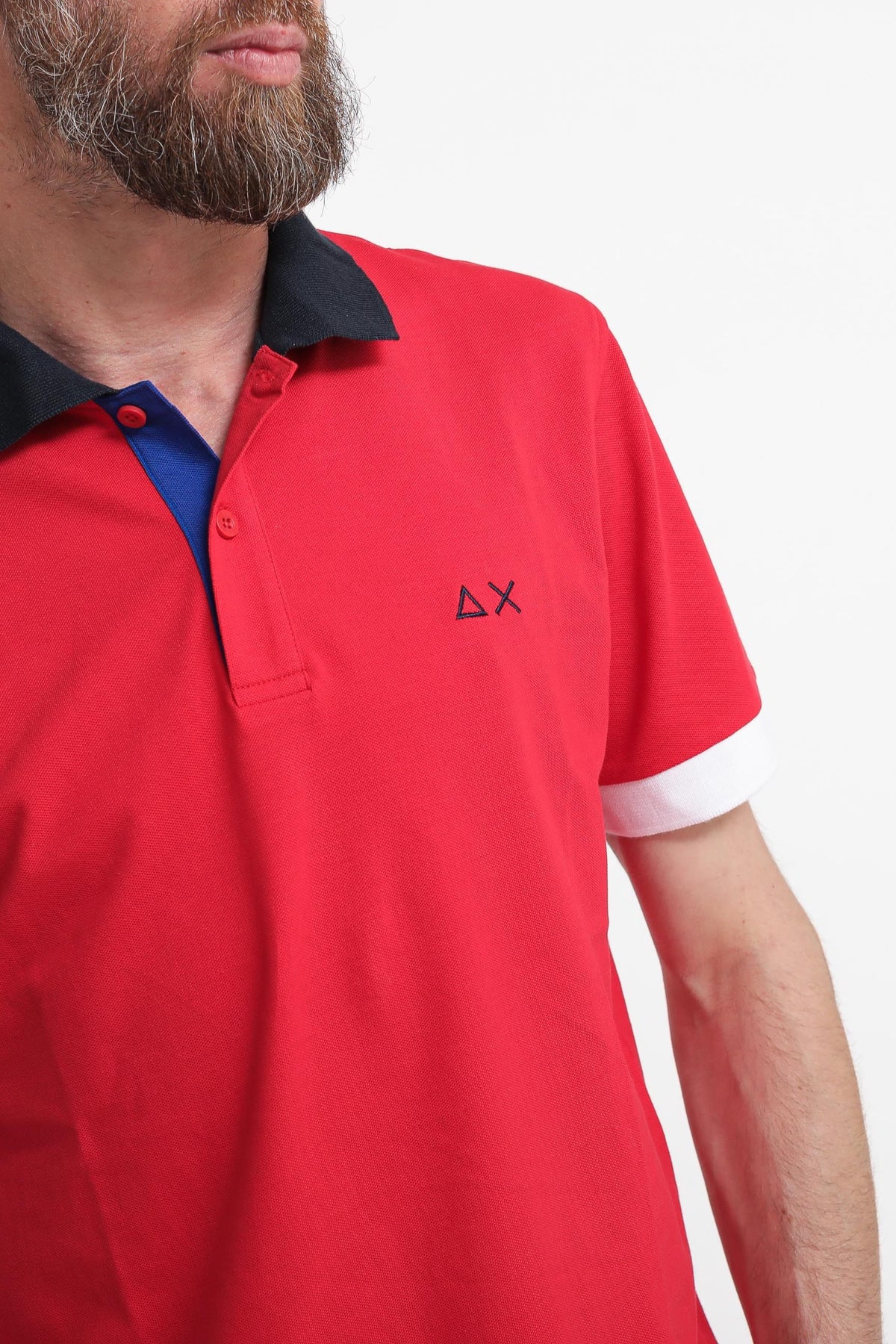 Polo 3 Color Way El - Rosso Fuoco — 2