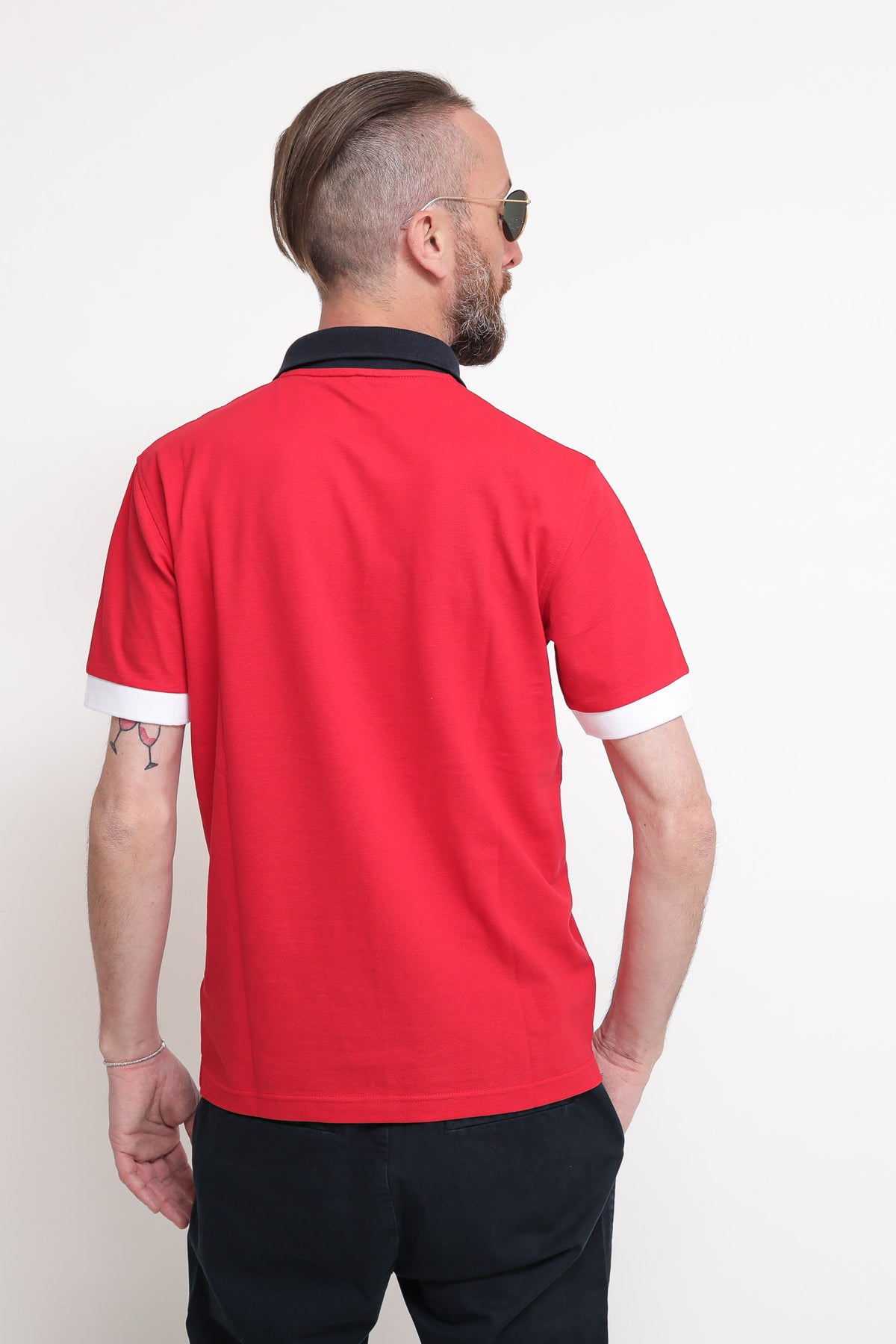 Polo 3 Color Way El - Rosso Fuoco — 4