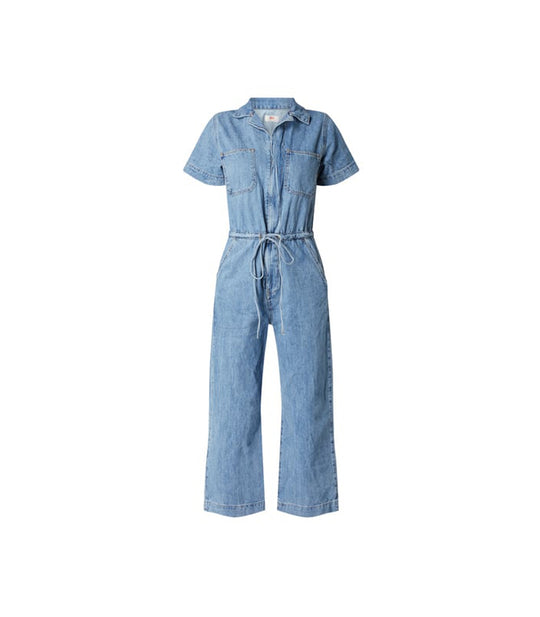 Wide Leg Jumpsuit Indigo