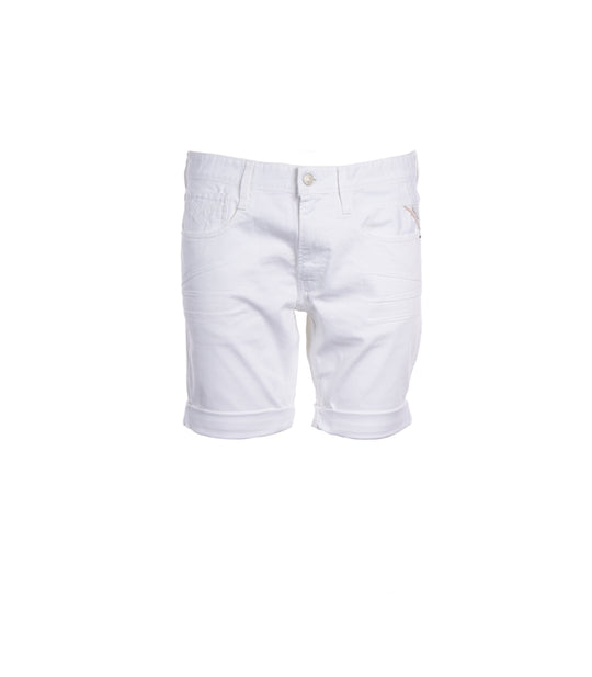 Bermuda Slim Fit Anbass - White