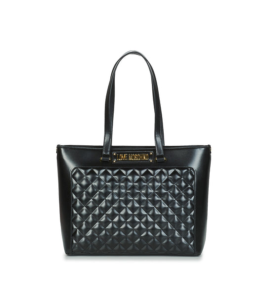 Borsa Quilted Nappa Pu - Nero