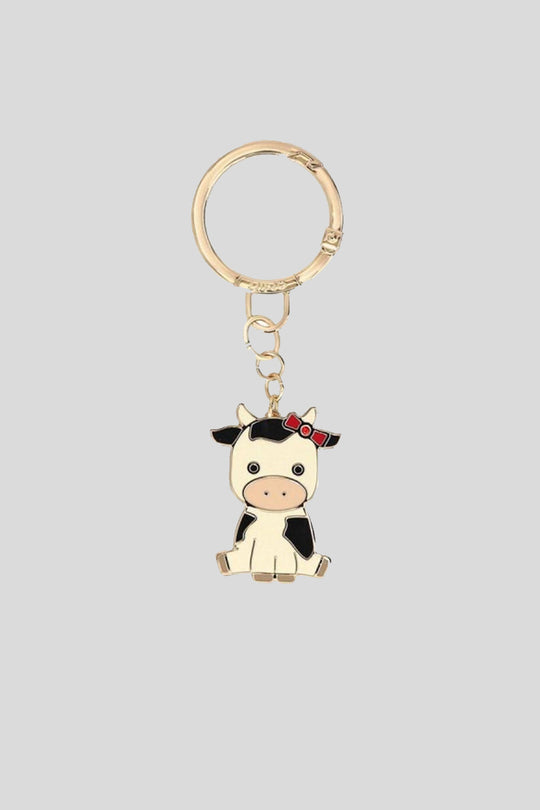 Key Ring Cow - Off White