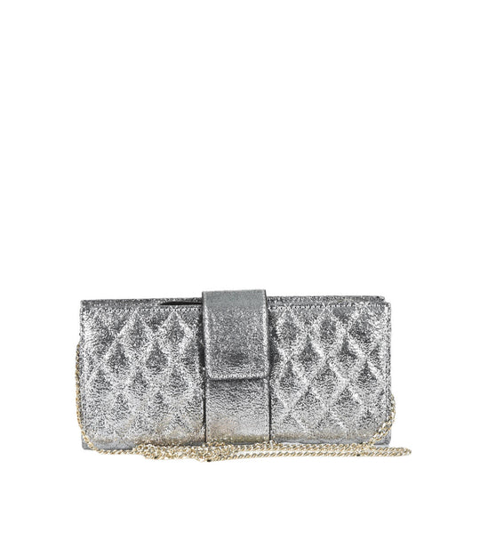 Highlight Wristlet Clutch - Silver