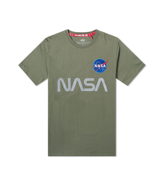 Nasa Reflective T - Dark Olive