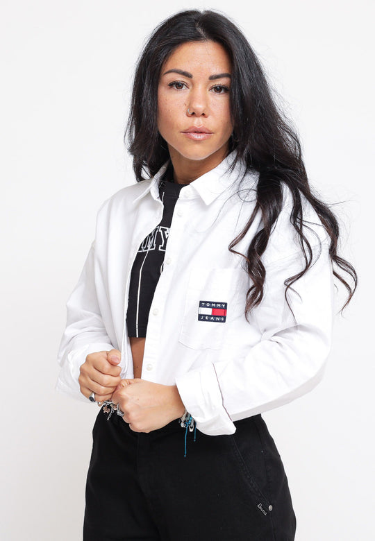 Tjw Super Cropped Shirt - White