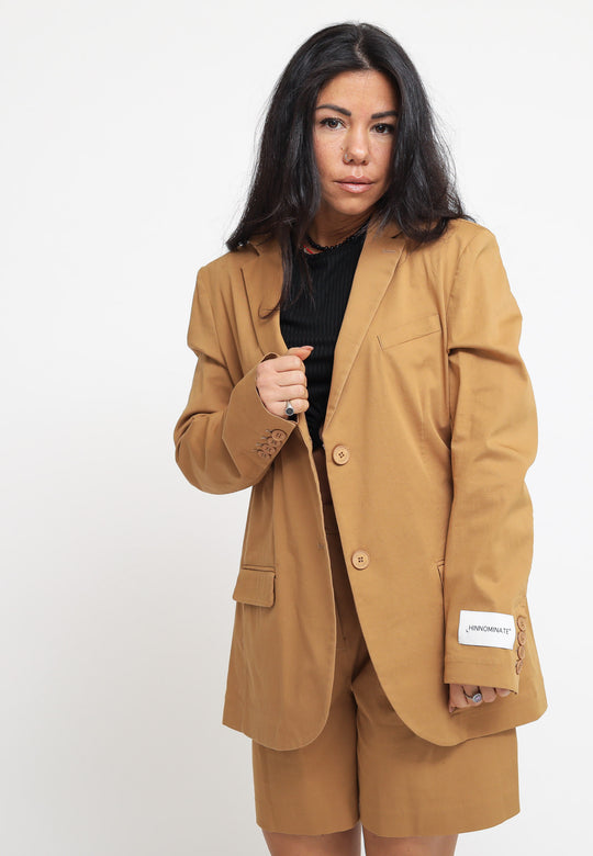 Giacca Over - Beige Nocciola