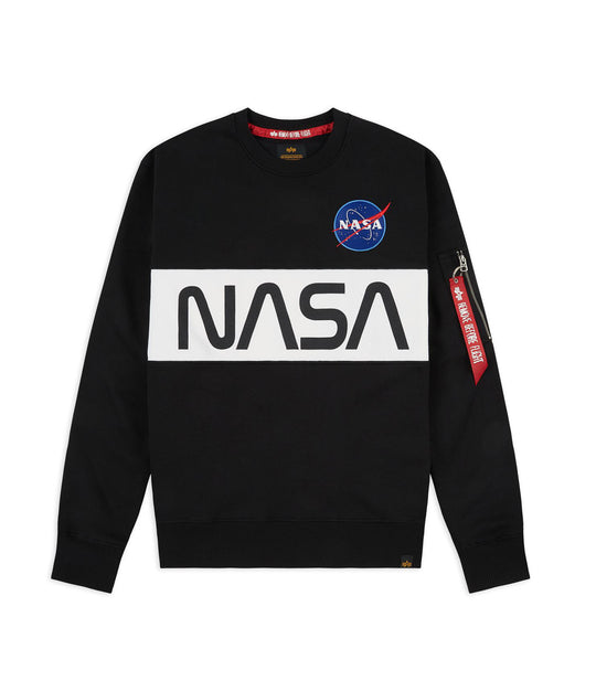 Nasa Inlay Sweater - Black