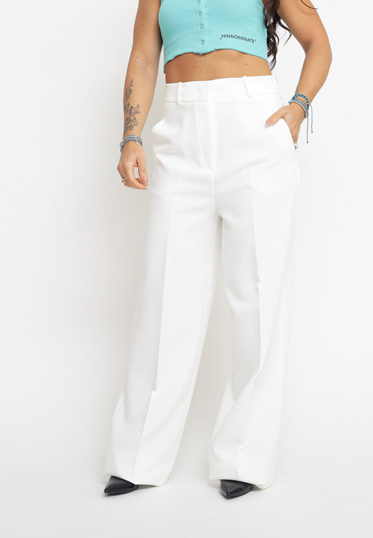 Pantalone Dritto - Bianco