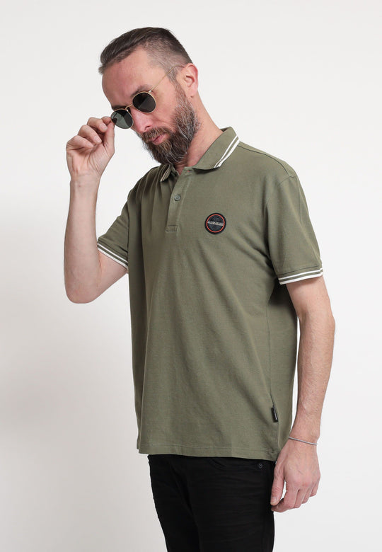 NP AP Men Top E-Macas SS Gae - Green Lichen