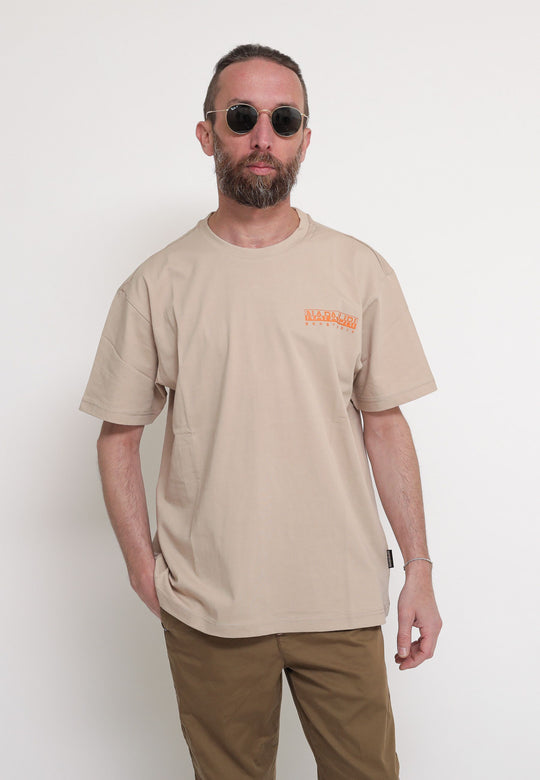 NP AP Men Top S-Pajas SS NB7 - Humus Beige