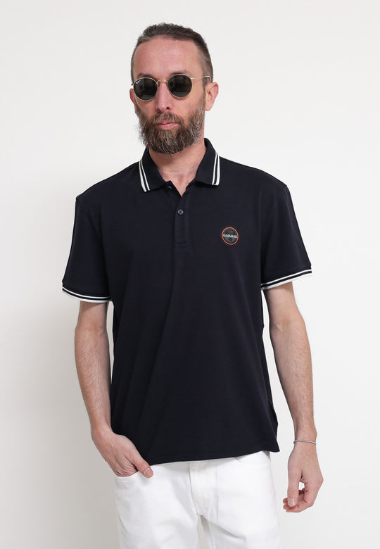 NP AP Men Top E-Macas SS - Blu Marine