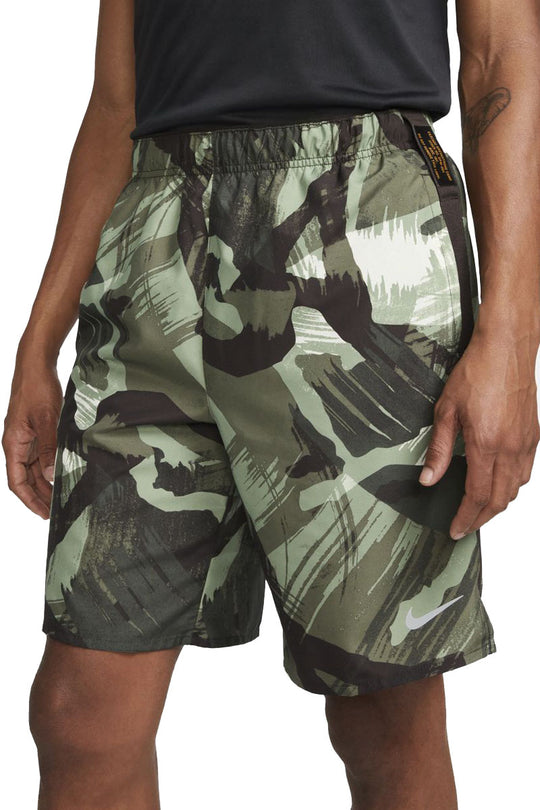 Nike Dri-Fit Challenger Men's 9" Un - Oil Green/Velvet Brown