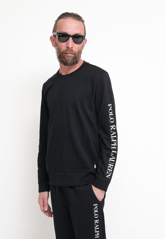 Polo Crew Top - Black