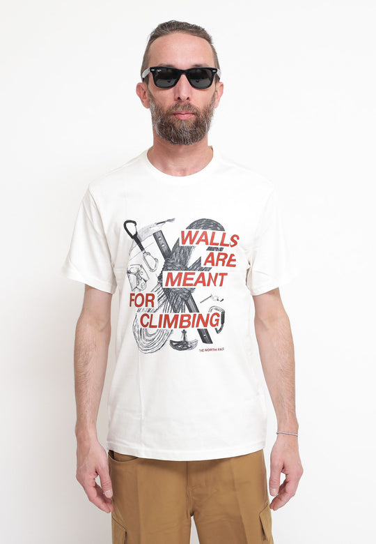 M Outdoor S/S Graphic Tee - Gardenia/White