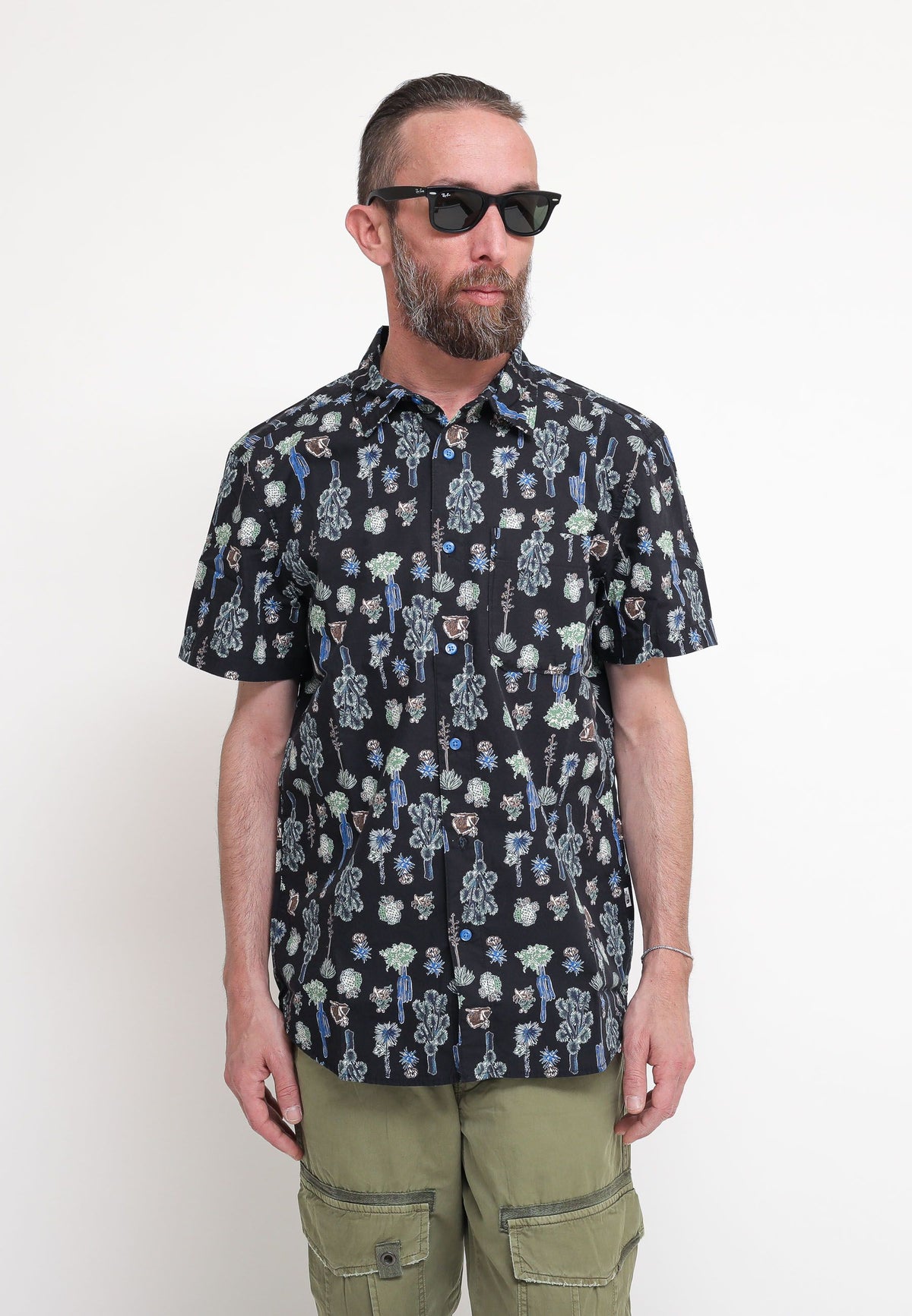 M S/S Baytrail Shirt - Srscbuctstdprnt — 1