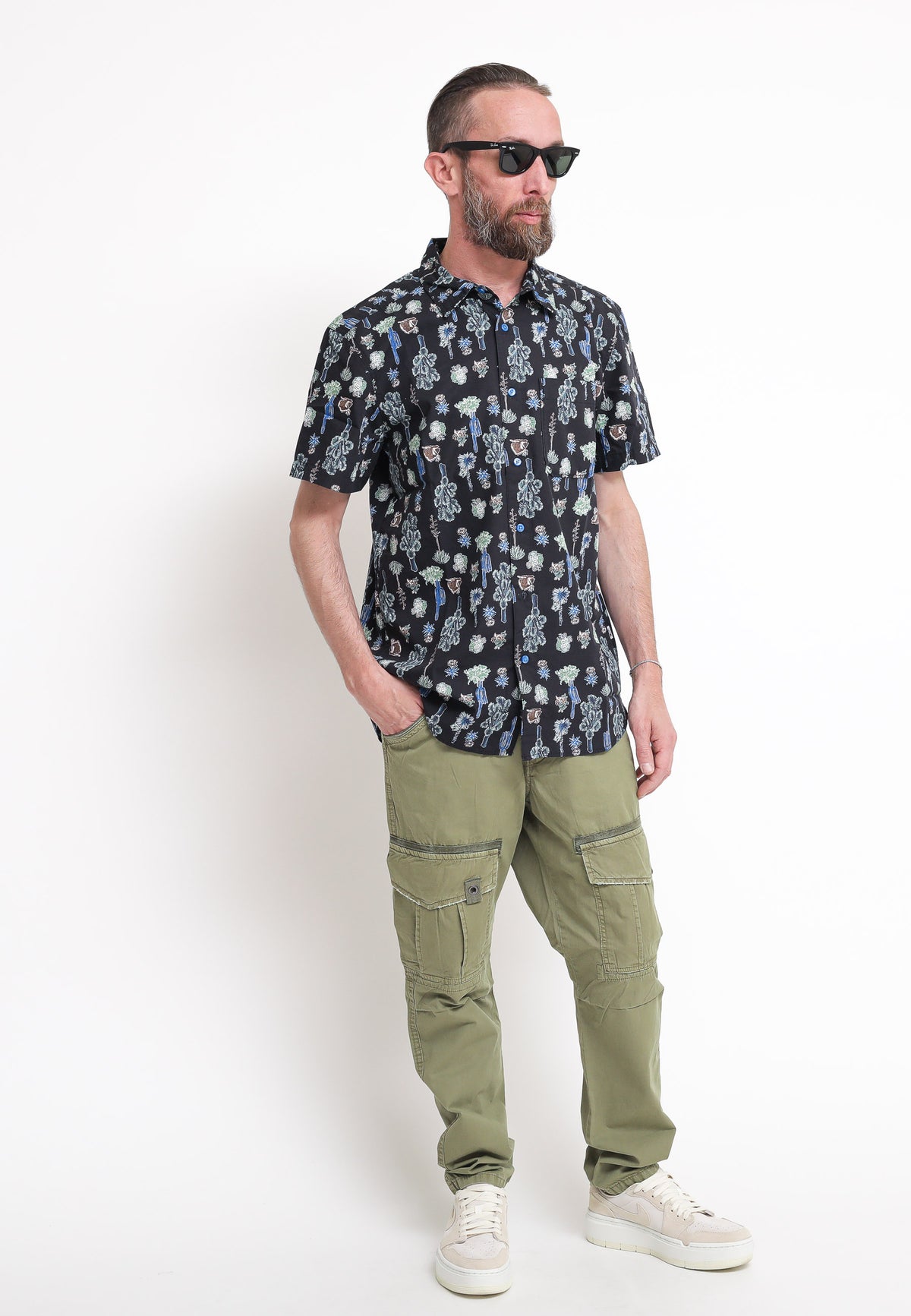 M S/S Baytrail Shirt - Srscbuctstdprnt — 3