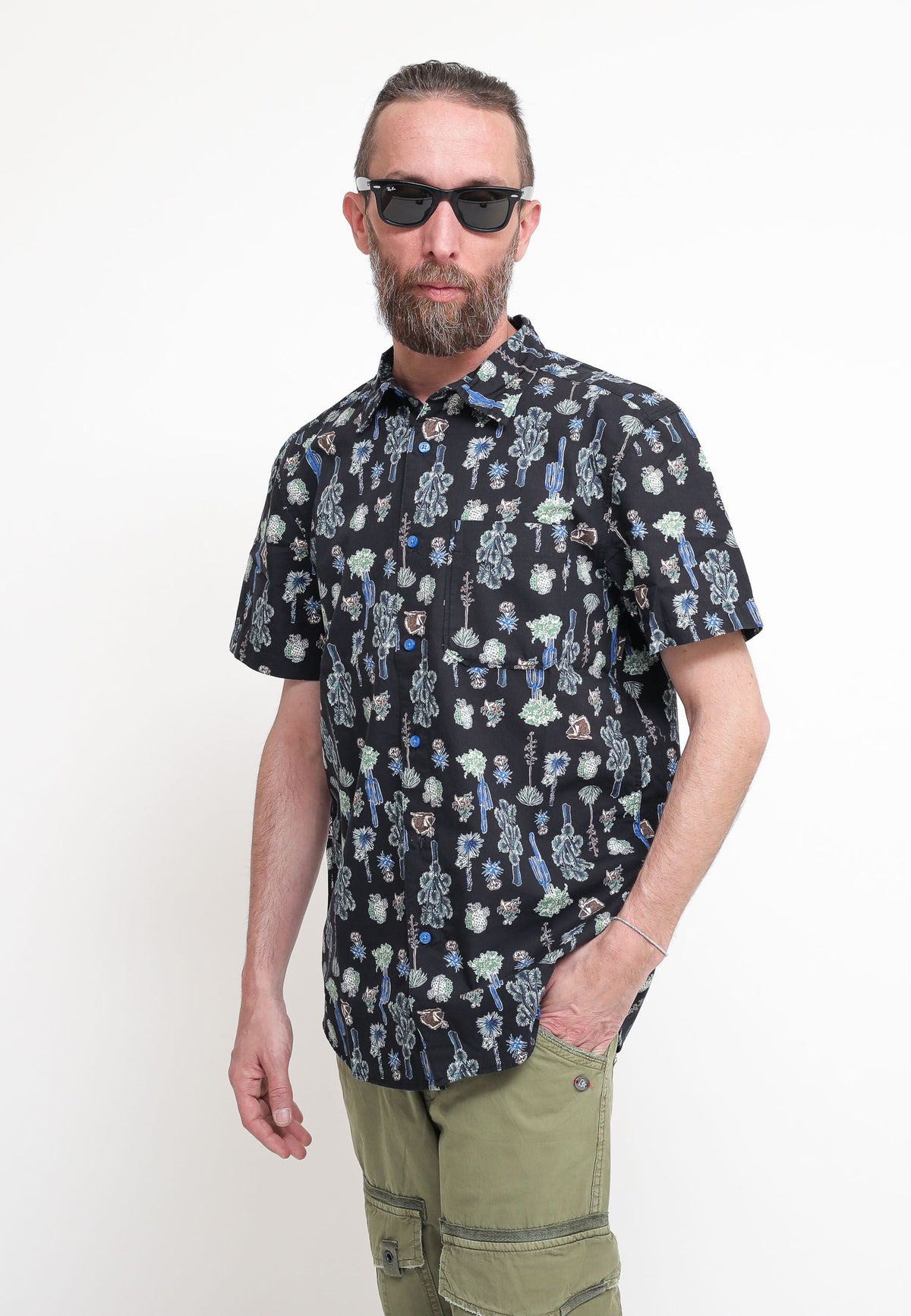 M S/S Baytrail Shirt - Srscbuctstdprnt — 4