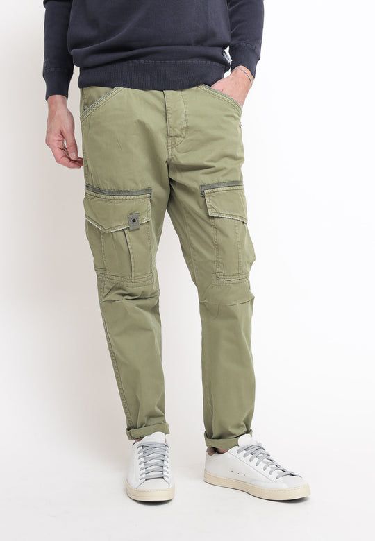 Pantalone Tasconato - Oliva