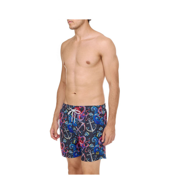 Microfiber Printed Short