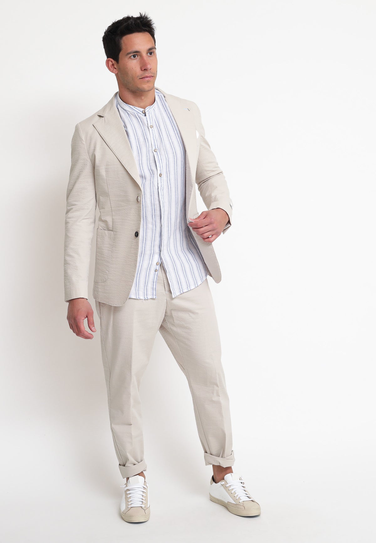 Embossed Jacket - Sand — 3